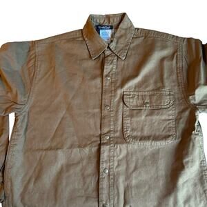 Rivers End- Shirt shacket brown flannel lined size MENS SMALL